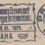 Tschechien - Olympics 1925 Prague Congress Masch.stempel Briefstück