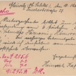 DR-Infla - 2 Mio. a. 200 M. Ziffer Karte Gleiwitz - Nürnberg 12.10.23