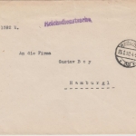 DR - Berlin W35 1920, Reichsdienstsache Reichsstelle f. Gemüse und Obst