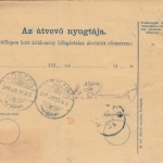 Ungarn/Serbien- 10 F. Paketkarte Ganzsache+Zusatz Titel - Köszeg 1918