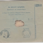 Ungarn - 10 F Ganzsache Nachnahme Paketkarte+Zusatz Ujpest Nagy Kapornak 18.1.18