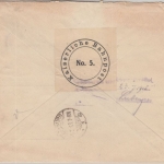 Ungarn - 20 F. Schnitter u.a. Einschreibebrief Pestszenlörinc - Duisburg 1918