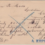 Rumänien - 5 B. Ganzsache + Zusatz Bukarest - Krefeld 1892