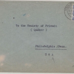 Berlin - Schwarzaufdruck 50 Pfg Brief n. USA Tempelhof - Philadelphia 19.2.1949
