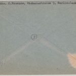 Berlin - Schwarzaufdruck 50 Pfg Brief n. USA Tempelhof - Philadelphia 19.2.1949