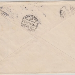Berlin - 2x50+30+10 Pfg. Bauten I Luftpost Eilbrief n. CHILE Friedenau 1950