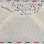 Berlin - 40 Pfg. Stadtbilder II Paar Luftpostbrief n. USA NW21 - New York 1957
