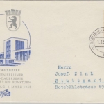 Berlin - 7 Pfg. Stadtbilder I Schmuck-FDC EST Charlottenburg 1.3.56