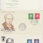Berlin - Heuss Medaillon 1959 Satz a. 3 Schmuck-FDC 31.1./10.4./22.5.59
