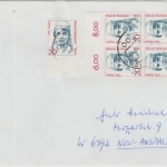 Berlin - 5x20 Pfg. Frauen Brief Berlin 121 - Neuanspach 1991
