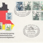 Berlin - Sehenswürdigkeiten Zusammendrucke W90 W94 W98 Schmuckumschlag SST 1989