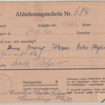 Berlin - Rückschein Berlin Steglitz 12.5.56 n. Welsleben(ß) - m. Rohrpost bef. !