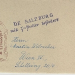 Österreich - Salzburg 1963 50jähr. Jubiläum Sonderbrief m. Postreiter befördert