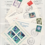 BRD/Niederlande - H. Oberth Gesellschaft Versuchsreihe TR15+16 - 5 Belege 1964