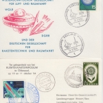 BRD/Niederlande - H. Oberth Gesellschaft Versuchsreihe TR15+16 - 5 Belege 1964