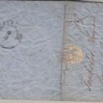Österreich - 6 Kr. 1.. Ausgabe Brief (Zierbrief ?) Prag 5/3 (1857) n. Hohenmauth