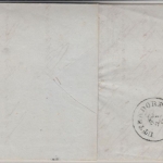 Österreich - 5 Kr. Doppeladler Brief K1 Braunau in ObÖst 1866 n.