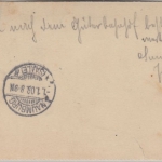 Ungarn/Kroatien - 10 f Ganzsache Kartenbrief + Zusatz Einschreiben Karlovac 1908