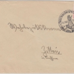 DR - Lübbenau (Spreewald) Handwerbestempel Kahn Tracht 1943 Brief n. Zittau