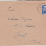 Dt. Bes. Elsass - 25 Pfg. Hindenburg/Überdruck Brief i.d. SCHWEIZ Reichenweier