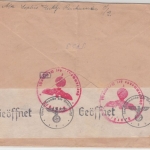 Dt. Bes. Elsass - 25 Pfg. Hindenburg/Überdruck Brief i.d. SCHWEIZ Reichenweier