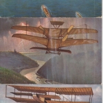 Luftfahrt - Zeppelin Motorflug 11 farbige Künstlerkarten versch. Motive ca 1910