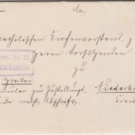 DR - Breslau 1899 Frei lt. Avers No. 21 Zustellurkunde n. Niederhannsdorf