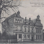 Schleswig-Holstein - Kiel Wellingdorf Etablissement Heuck sw-AK ungel. ca. 1910