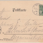 Thüringen - Weimar Schillerhaus sw-AK gelaufen 1900