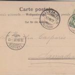 Schweiz - Maloja Graubünden Kirche u. Schloss sw-AK gelaufen Maloja-Kulm 1902