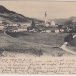 Schweiz - Fetan b. Tarasp Engadin Graubünden Ortsansicht sw-AK gelaufen 1905