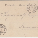 Schweiz - Fetan b. Tarasp Engadin Graubünden Ortsansicht sw-AK gelaufen 1905