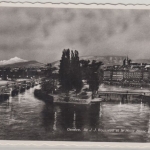 Schweiz - 25 Rp Landschaften Postkarte n. TSCHECHIEN Genf - Prag 1948