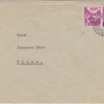 Schweiz - Stab leichtes Regiment 6 Feldpostbrief n. Flums - ohne Inhalt