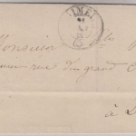 Schweiz - 10 C. sitz. Helvetia Brief Gimel - Lausanne 1871 - mit Inhalt !