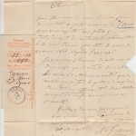 Schweiz - 10 C. sitz. Helvetia Brief Gimel - Lausanne 1871 - mit Inhalt !