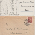 Schweiz - 10 Rp. Gotthard-Bahn 1x Fernkarte Andeer, 1x Ortsbrief Zürich 1932