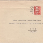 Schweiz - 20 Rp. Gotthard-Bahn illustr. Brief Teufen - Zouz 1932