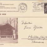 Schweiz - 10 Rp. Armbrust Ganzsache Landesausstellung Zürich - Hilterfingen 1939