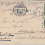 Bayern - 5+5 Pfg. Wappen/DR-Germania Karte Wörishofen 1903 Nachsendung Schweiz !