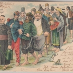 Bayern - 5+5 Pfg. Wappen/DR-Germania Karte Wörishofen 1903 Nachsendung Schweiz !