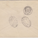 Rumänien - 2x10 L. König Karl zu Pferde Einschreibebrief Turnu Magurele 1934 n.