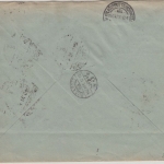 Rumänien - 3x12 L. 100. Geb. König Karl Expressbrief n. UNGARN Bukarest 1940