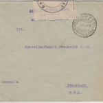 Rumänien - 5x5 B. König Karl Zensurbrief Bukarest - Fraureuth 1916