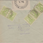 Rumänien - 5x5 B. König Karl Zensurbrief Bukarest - Fraureuth 1916