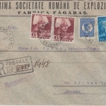 Rumänien - 2x6 L. König Karl u.a. Einschreibebrief n. ÖSTERREICH Fagaras 1935 n.