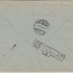 Rumänien - 39 L. Kloster Rughi u.a. Einschreibebrief i.d. SCHWEIZ Bukarest 1942