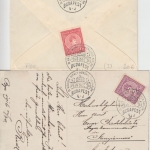 Ungarn - 10+15 f. Zita+Karl Krönung Brief/Karte (beide FDC) ESST Budapest 1917