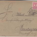 Ungarn/Kroatien - 5 K. Brief/Wertziffer Brief Zagreb - Budapest 1897