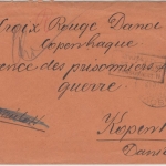 Ungarn/Serbien - Újsóvé 1916 Kriegsgefangenenbrief n. DÄNEMARK Zensur Budapest